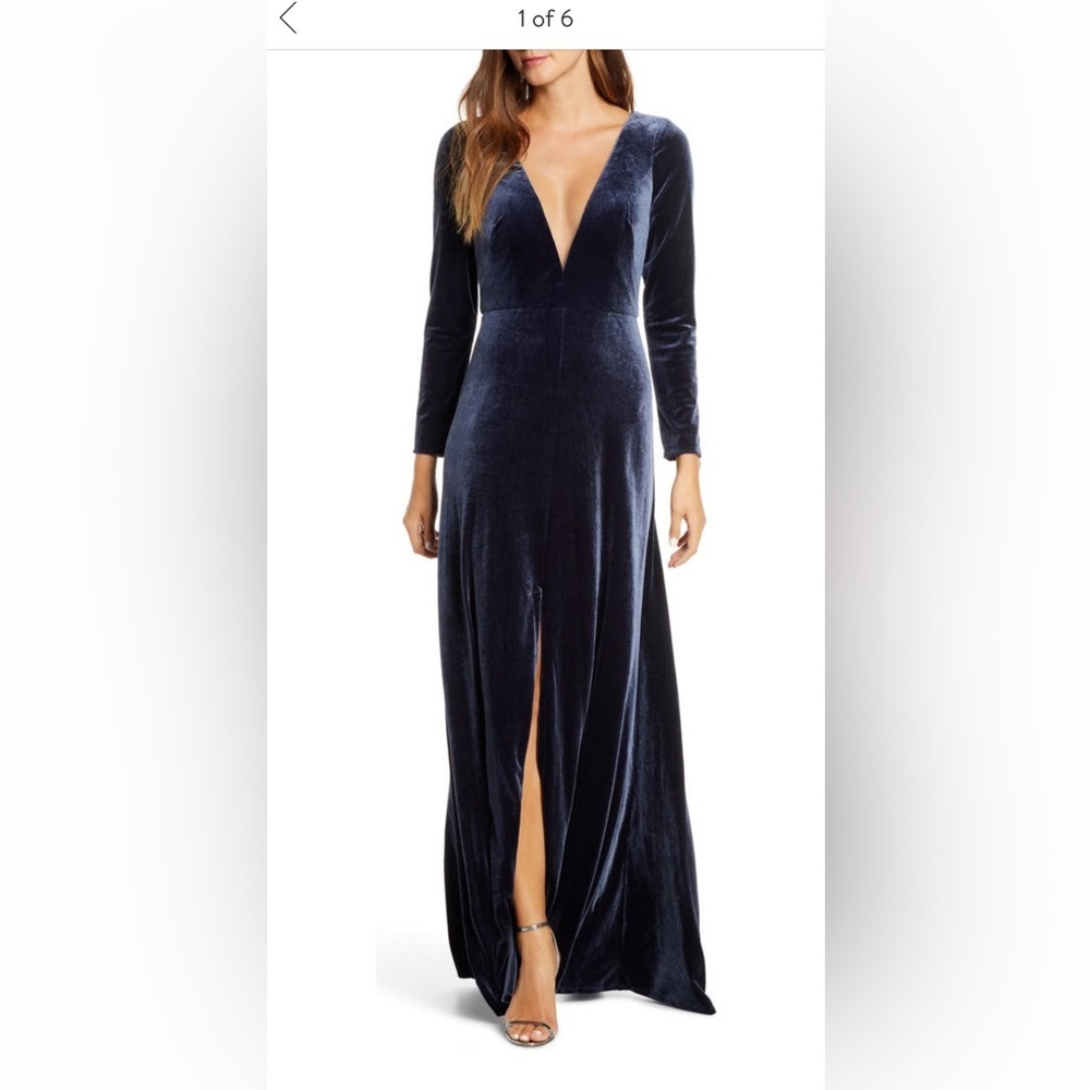 Jenny Yoo velvet dress
